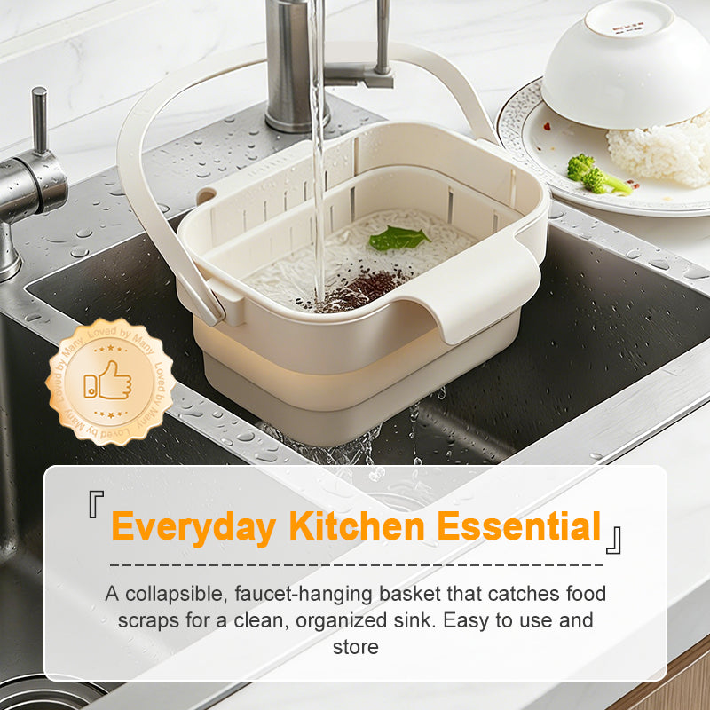 🧽 50% KORTING – Hangende Gootsteen Zeefmand – Houd Je Keuken Schoon & Netjes ✨