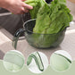 🍇🚫 50% KORTING! Stop met het morsen van water over je aanrecht! Deze multifunctionele zeefschaal met slim handvat spoelt je groenten en fruit, giet pasta af, en serveert je salade – allemaal met één hand. Jouw aanrecht blijft eindelijk droog!