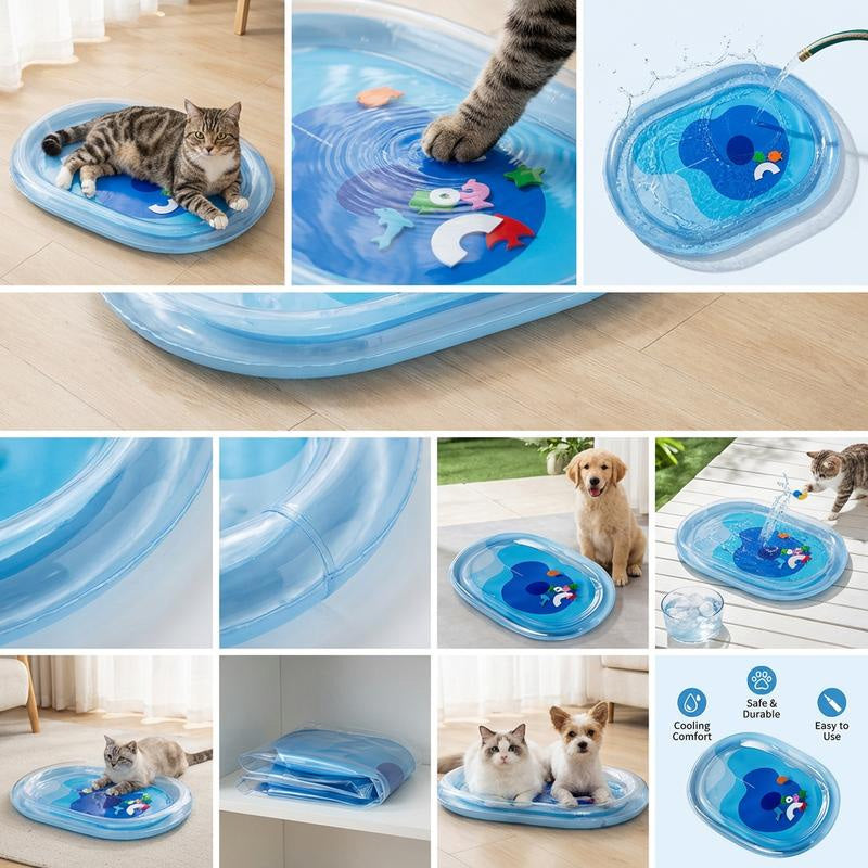 Inflatable Cooling Water Bed for Cats
