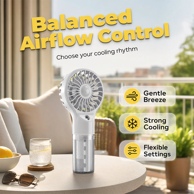 💨🌬️ 50% KORTING! Stop met het wapperen met een krant in de hitte! Deze USB-handventilator met nanomist blaast je huid ijskoud én hydrateert tegelijk – 4 standen, fluisterstil, en hij past in elke tas!