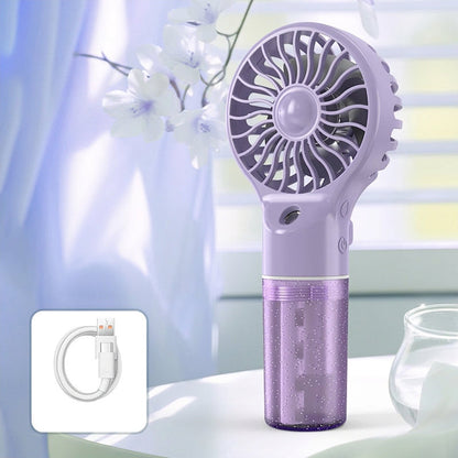 💨🌬️ 50% KORTING! Stop met het wapperen met een krant in de hitte! Deze USB-handventilator met nanomist blaast je huid ijskoud én hydrateert tegelijk – 4 standen, fluisterstil, en hij past in elke tas!