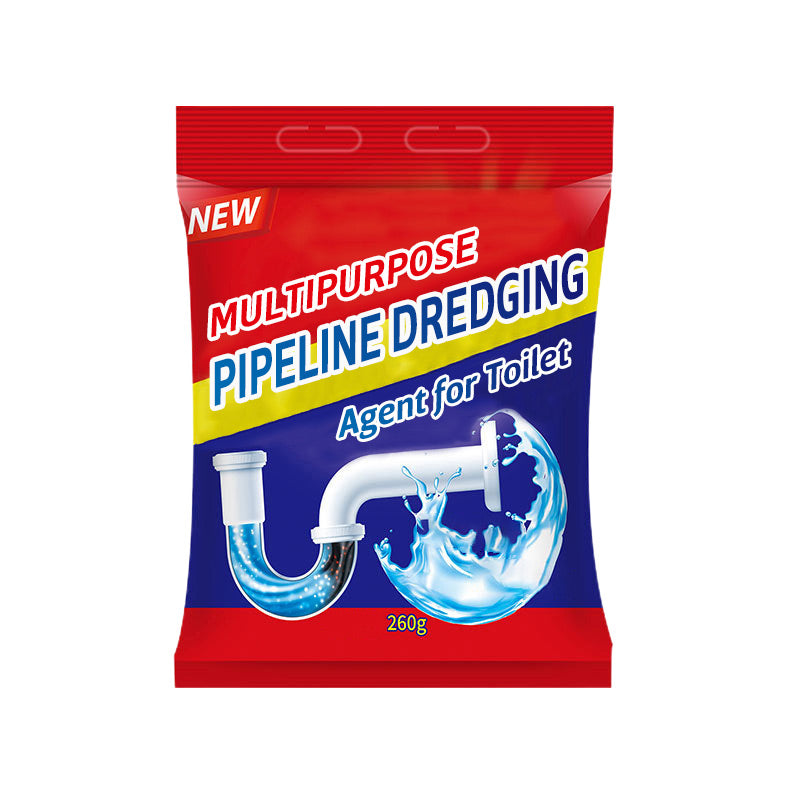 Multifunctioneel baggermiddel voor pijpleidingen, geschikt voor toiletten.
