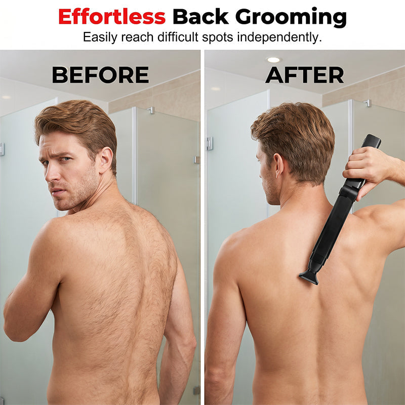 Body trimmer voor mannen, overal te bereiken
