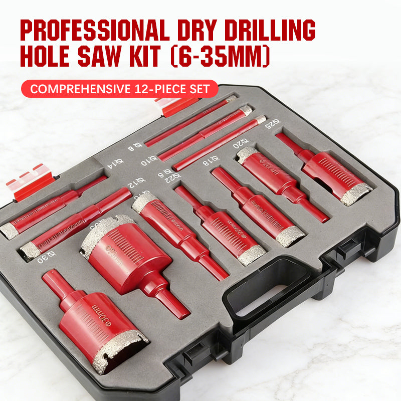 📢📢50% KORTING⏰Professionele set droogboor-gatzaagjes (6-35 mm)