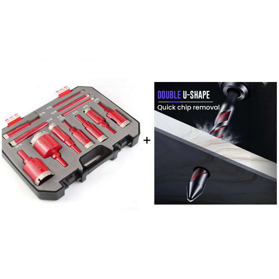📢📢50% KORTING⏰Professionele set droogboor-gatzaagjes (6-35 mm)