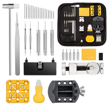 🎉 Uitverkoop 2026 — Meer dan 33.000 verkocht! 🔧 Professionele horlogereparatieset – Nieuwe band, nieuwe batterij, hetzelfde horloge – Zelf repareren in enkele minuten ⌚
