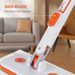 🧹 Handsfree platte mop met handig clipsysteem