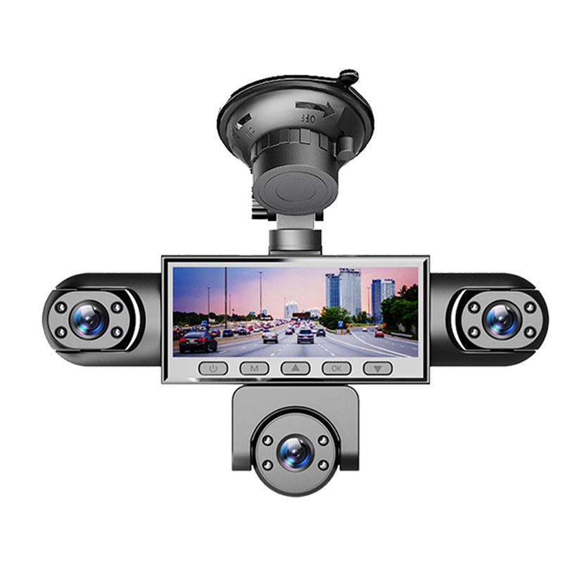 HD 1080P Dashcam met Meerdere Lenzen en Nachtzicht