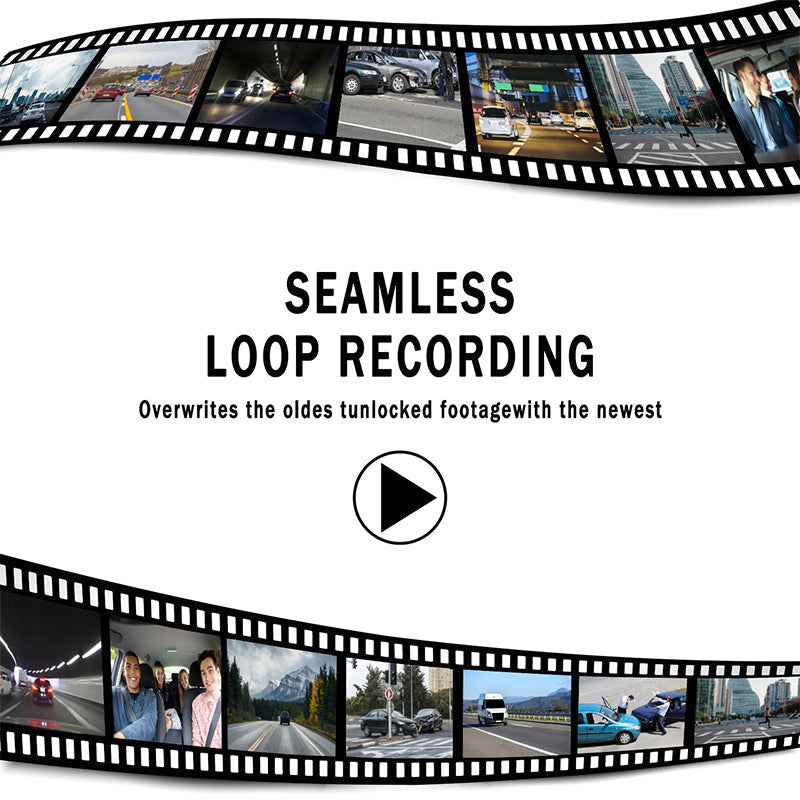 HD 1080P Dashcam met Meerdere Lenzen en Nachtzicht