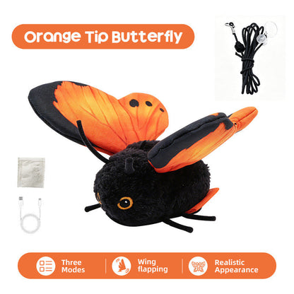 🔥 49% KORTING 🦋 Slim Automatisch Vlinderspeeltje voor Katten – Bewegingssensor, Realistisch Fladderen & Urenlang Speelplezier 😻