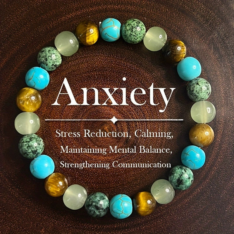 💎🍀 50% KORTING! Stop met wachten op geluk! Deze natuurstenen armband met echte kristallen brengt rijkdom, rust en goede vibes – en ziet er ook nog eens uit als een meesterwerk om je pols.