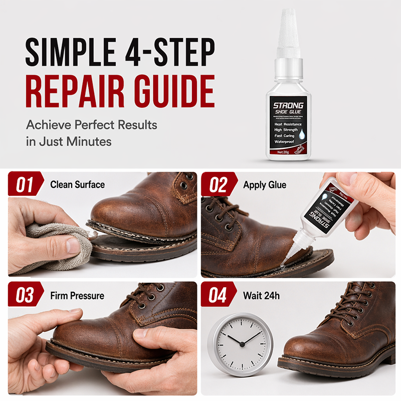 👞🚫 50% KORTING! Stop met het weggooien van dure schoenen! Deze industriële lijm plakt zolen er in 45 seconden weer aan – flexibel, waterproof, en het overleeft elke storm- en dansvloer.
