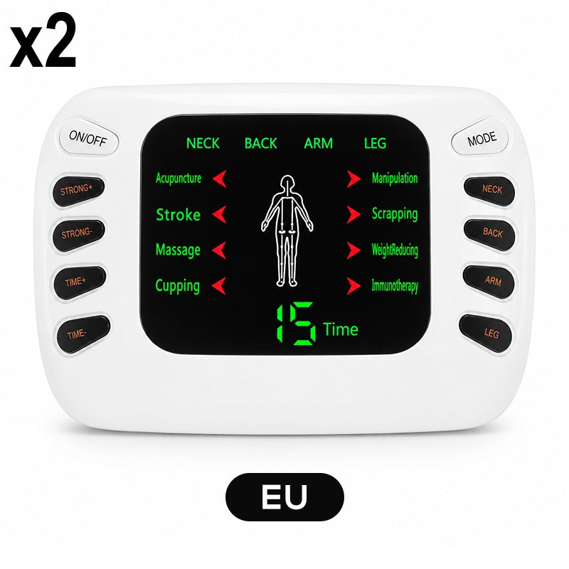 💆‍♀️🔥 50% KORTING! Stop met het slepen van je vermoeide lijf! Deze 2-zone compacte pulsmasseur jaagt je doorbloeding aan, smelt spanning weg en geeft je dat strakke gevoel terug – geen fysio, geen gedoe.