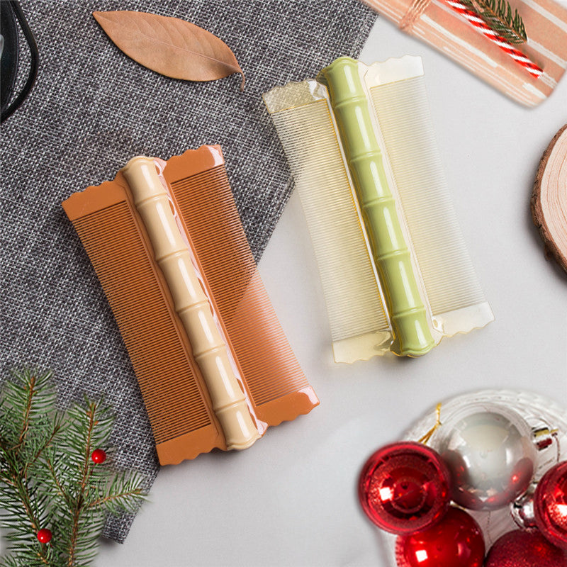 ✨ 1+1 GRATIS – Fijne Tanden Kam voor Volwassenen, Kinderen & Huisdieren | Dubbele Kamwerking met Comfortabel Bamboe Handvat