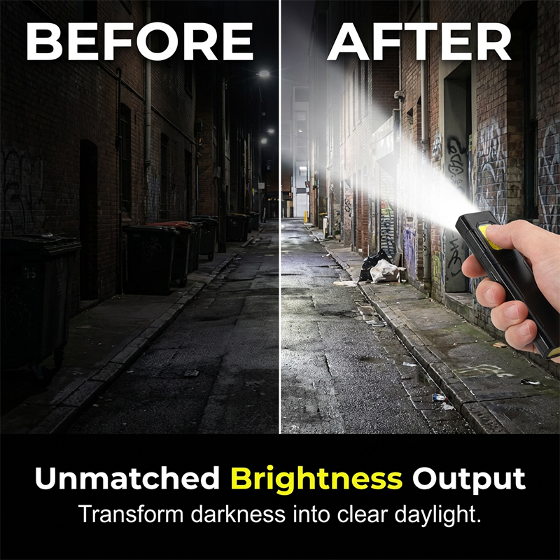 ⚡ 1+1 GRATIS! Draaibare Magnetische Werklamp – Krachtige LED Verlichting, 360° Draaibaar, Ideaal voor Donkere Hoeken 🧲💪