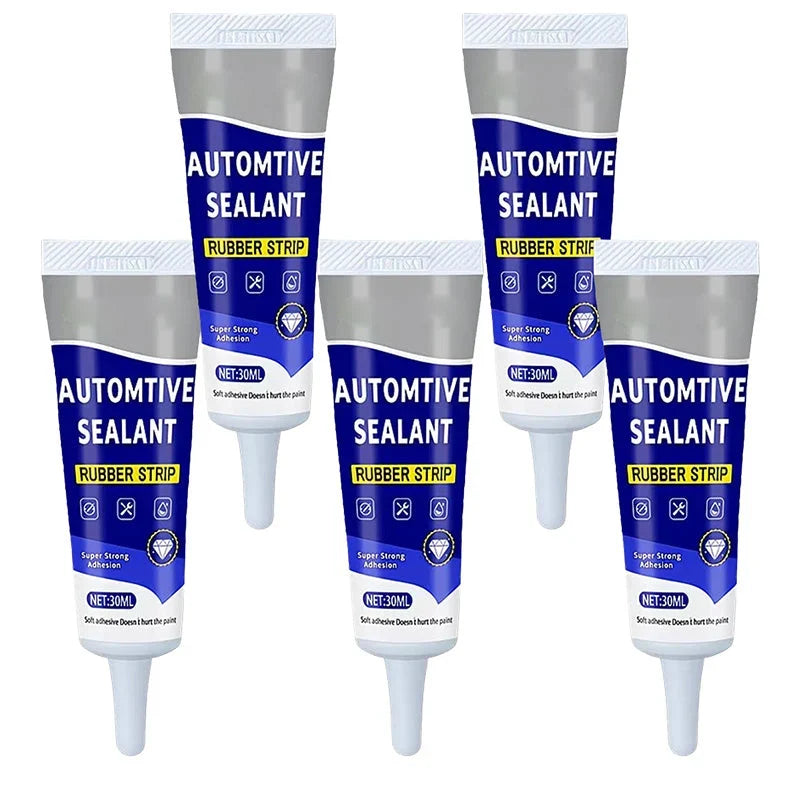 🚗NU 50% KORTING! Auto Deur Rubber Afdichtingslijm – 2-in-1 Afdichten & Hechten Automotive Reparatielijm, Herstelt Rubber Strip Gaten, Scheuren & Los Trim voor Auto Interieur Onderdelen