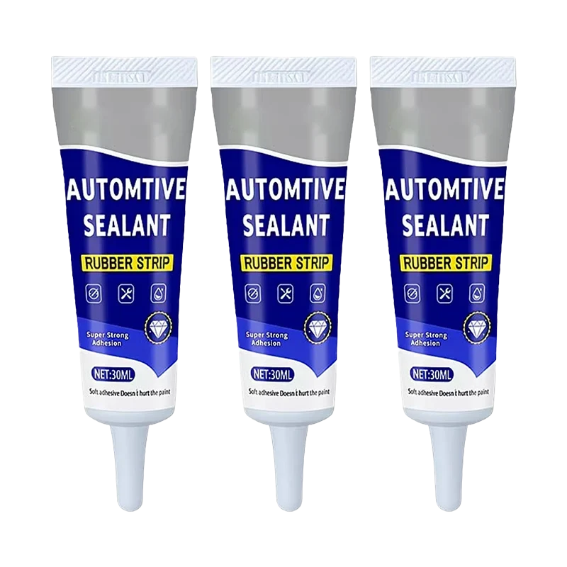 🚗NU 50% KORTING! Auto Deur Rubber Afdichtingslijm – 2-in-1 Afdichten & Hechten Automotive Reparatielijm, Herstelt Rubber Strip Gaten, Scheuren & Los Trim voor Auto Interieur Onderdelen
