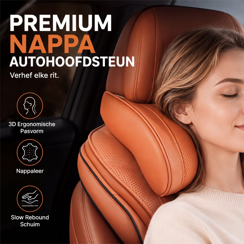 Universeel traagschuim autostoel nekkussen hoofdsteun