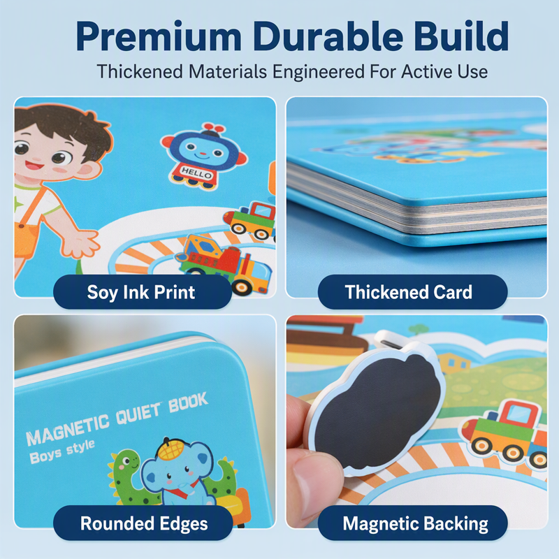 🧩 NU 50% KORTING! 🧒 Magnetisch Stilboek voor Kinderen – Opvouwbare puzzelscènes, magnetisch & educatief – Stimuleert creativiteit & leren voor jongens & meisjes ✨