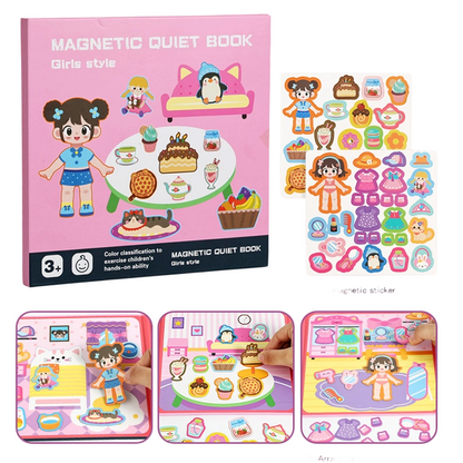 🧩 NU 50% KORTING! 🧒 Magnetisch Stilboek voor Kinderen – Opvouwbare puzzelscènes, magnetisch & educatief – Stimuleert creativiteit & leren voor jongens & meisjes ✨