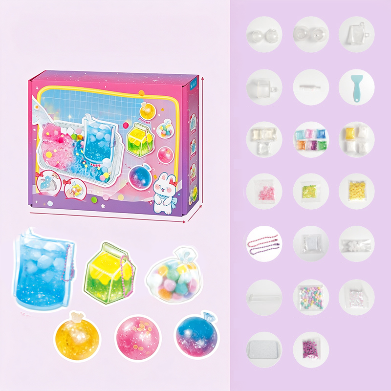 🎨 DIY-set voor een ‘Fried Ice’-squishy met kattenklauwmotief voor kinderen