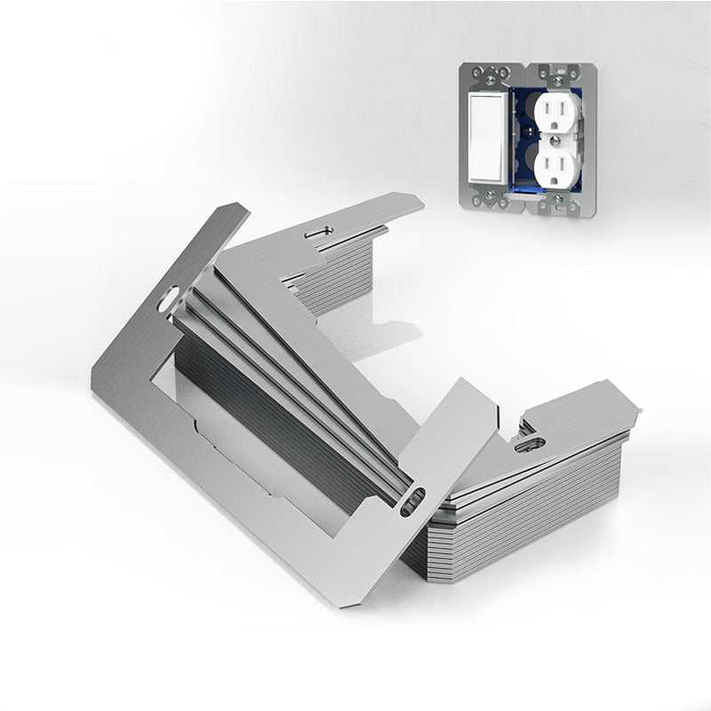 🔌 Metalen wandplaat-afstandhouder voor oneffen stopcontactdozen ✨