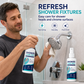 Snelwerkende douche-ontkalkerspray