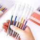 Set met intrekbare glittergelpennen voor journaling en tekene