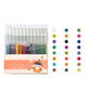 Set met intrekbare glittergelpennen voor journaling en tekene