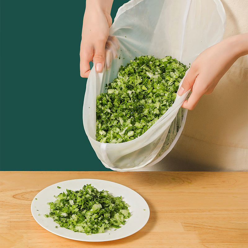 🥬🥛 Multifunctionele Voedselzeefzak – Voor Sojamelk, Notenmelk, Groenten & Meer