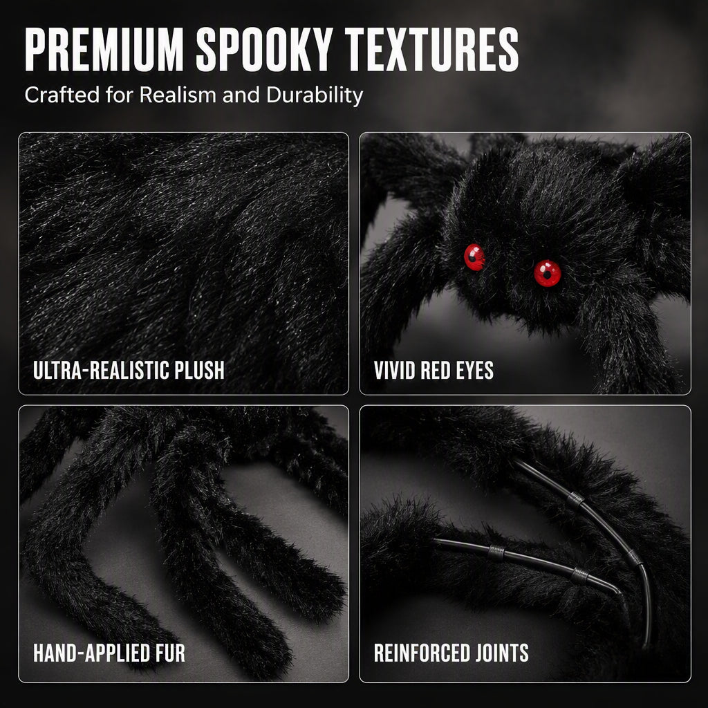 🔥 50% korting!👻🕷️  Gigantische Halloween Spin voor Tuin & Huis – Creëer Direct een Griezelige Halloween-Sfeer | Verschillende Kleuren naar Keuze 🎃