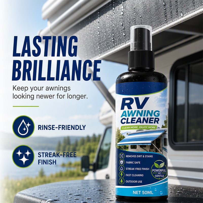 🚐🧼 Camperluifel reinigingsspray | Verwijdert schimmel, vuil & vlekken | Diepe reiniging | Geschikt voor vinyl & synthetisch | Streeploos resultaat | 50% KORTING!