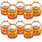 🔁 Herbruikbare Halloween Pompoenzakjes – Stevige, Doorzichtige Cadeautasjes voor Snoep, Goodies en Feestartikelen 🎁🕷️