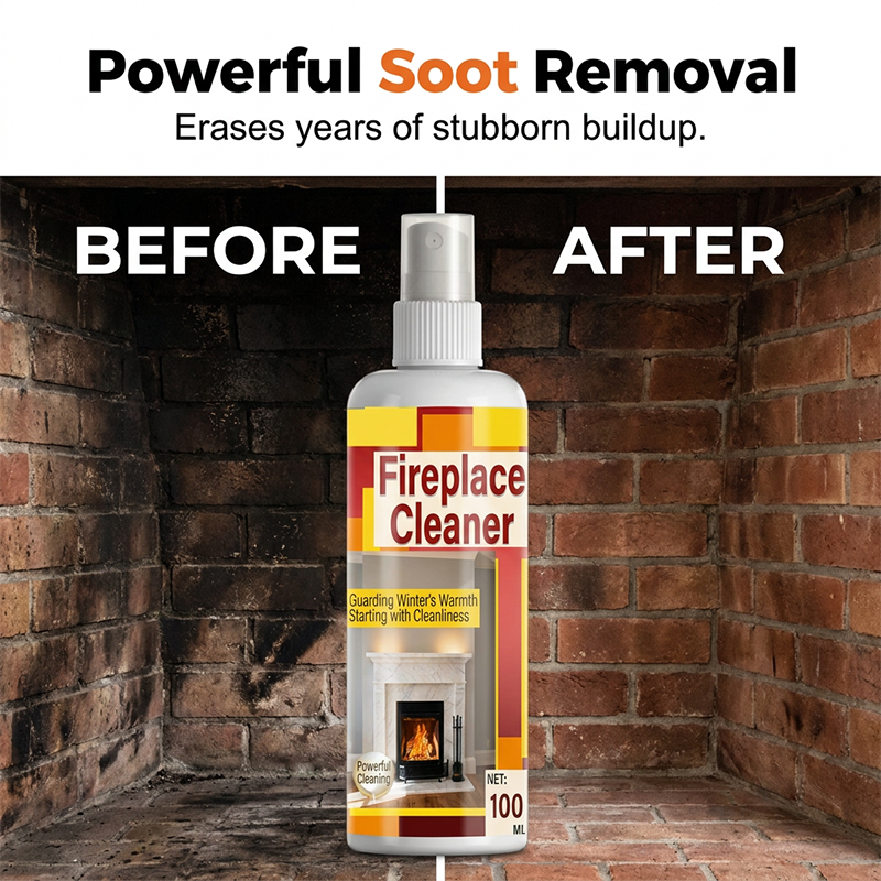 🔥 Tijdelijke aanbieding: 50% korting! 🧹 Spray voor openhaardreiniging – Verwijder eenvoudig roet en as | Snelle, grondige reiniging voor een frisse openhaard ✨