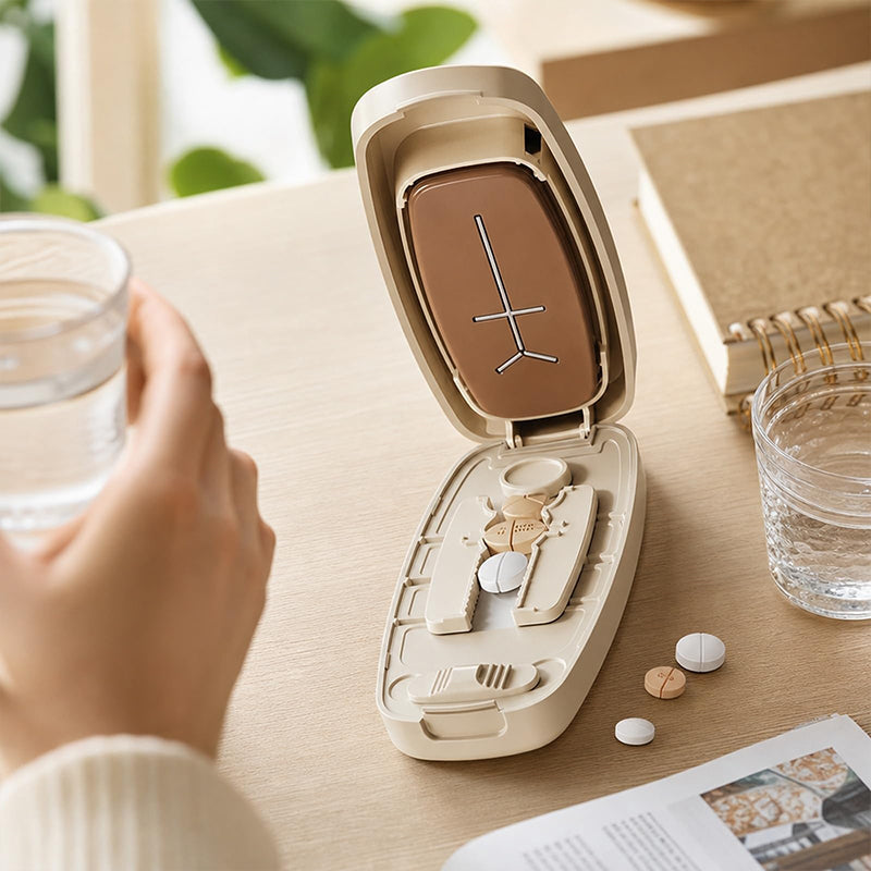 💊✨ NU 50% KORTING! Draagbare Pillensnijder met Opbergdoosje – Eenvoudig & Nauwkeurig Splitsen | Compact voor Thuis & Onderweg