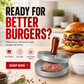 Burgerpers met Houten Handvat