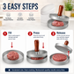 Burgerpers met Houten Handvat