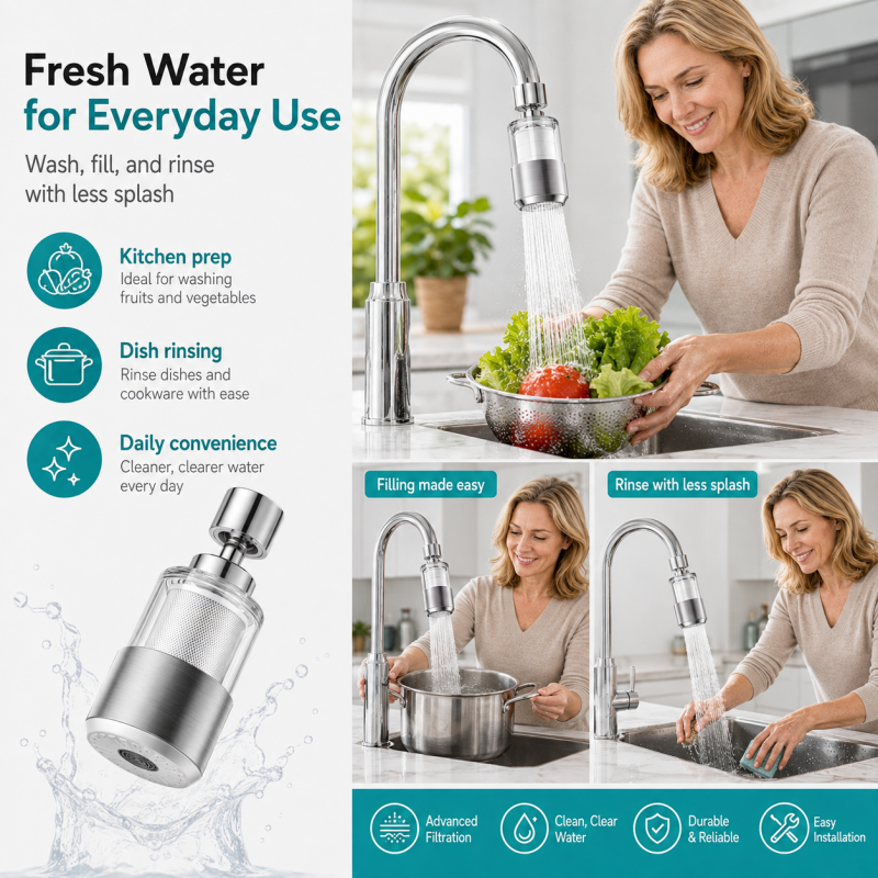 🥳AANBIEDING! 360° Draaibaar Keukenkraan Filter💧✨
