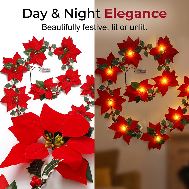 🎄 50% KORTING! ✨ LED Kerstster Slinger Met Warme Verlichting – Maak Je Huis Direct Feestelijk