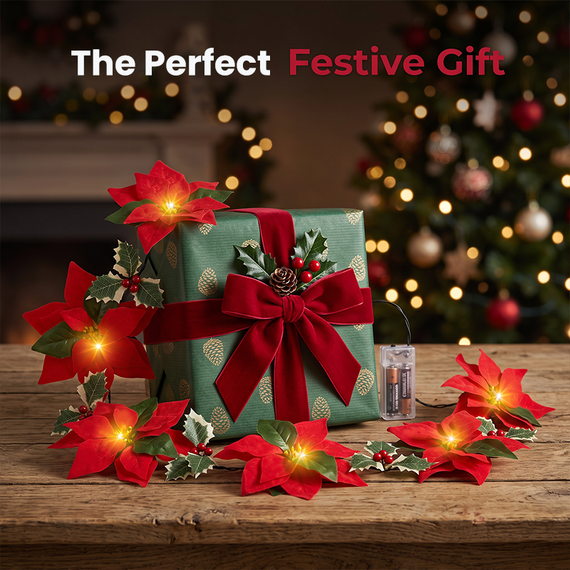 🎄 50% KORTING! ✨ LED Kerstster Slinger Met Warme Verlichting – Maak Je Huis Direct Feestelijk