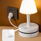 💡🔌 Slim Nachtlampje met Stopcontacten & USB-poorten – Verlichting + Oplaadmogelijkheden in Eén | Compact & Handig voor Slaapkamer en Nachtkastje