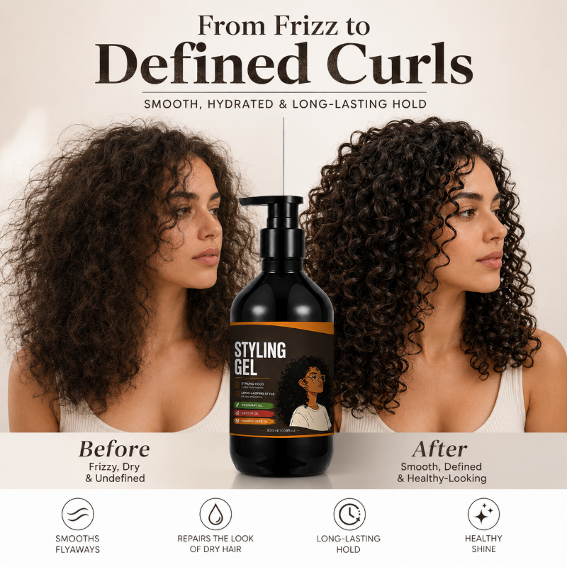 Stronq Hold Krullend Haar Stylinggel