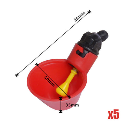 Zwaartekracht-Gevoed Automatisch Kippendrinkbakje