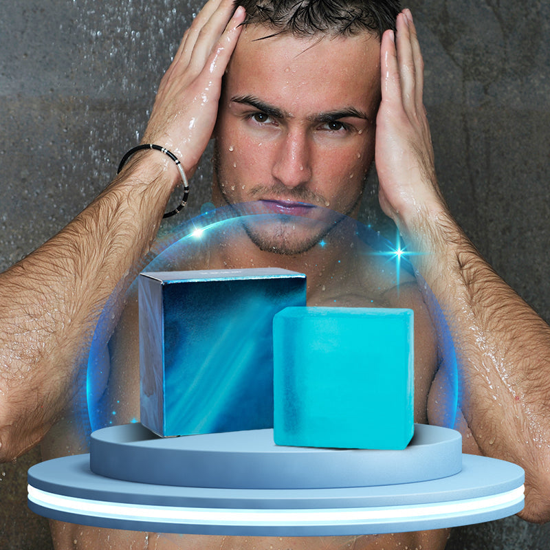 Parfumzeep voor Mannen | Multifunctionele Verzorgingszeep met Schuimnet