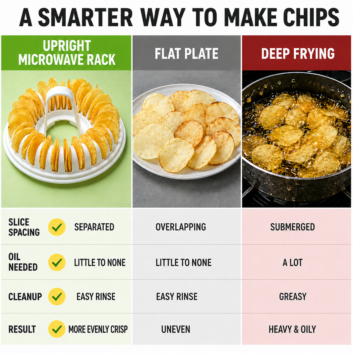 DIY Magnetron Aardappelchipmaker met Snijder Kom Set