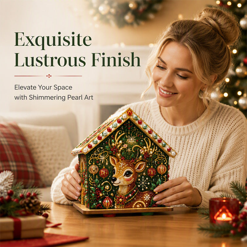 🎄 2+1 GRATIS – 3D Kerst Parel Schilderij DIY | Fonkelende 3D-Parels | Kies Zelf Je 3 Favoriete Designs