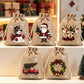 🎁 50% KORTING – KOOP 1, KRIJG 5! Kerstcadeauzakjes met Schattige Prints | Herbruikbaar & Scheurvast | Met Koordsluiting voor Snoep, Sieraden & Kleine Cadeautjes