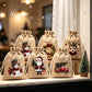 🎁 50% KORTING – KOOP 1, KRIJG 5! Kerstcadeauzakjes met Schattige Prints | Herbruikbaar & Scheurvast | Met Koordsluiting voor Snoep, Sieraden & Kleine Cadeautjes
