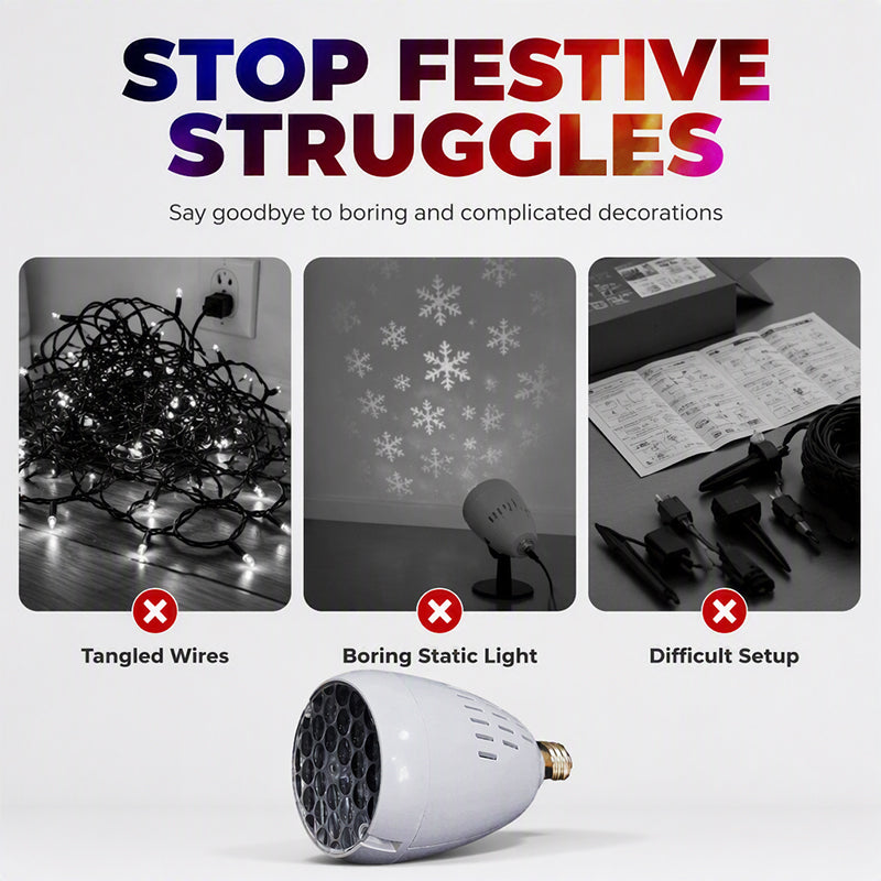 🎄 50% DE RÉDUCTION! ✨ Projecteur Noël – Festif, lumineux & facile à installer ❄️