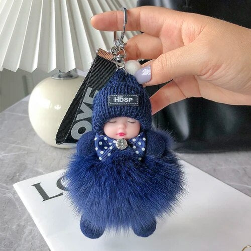 💥 Zachte pluche pop als sleutelhanger – schattig en knus accessoire voor tassen, sleutels en cadeaus